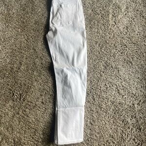 New with tags american Eagle white Mom straight jeans stretch 
size 0